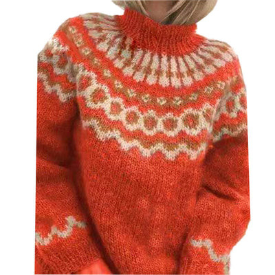 Thelma | Stylish Contrast Panel Sweater
