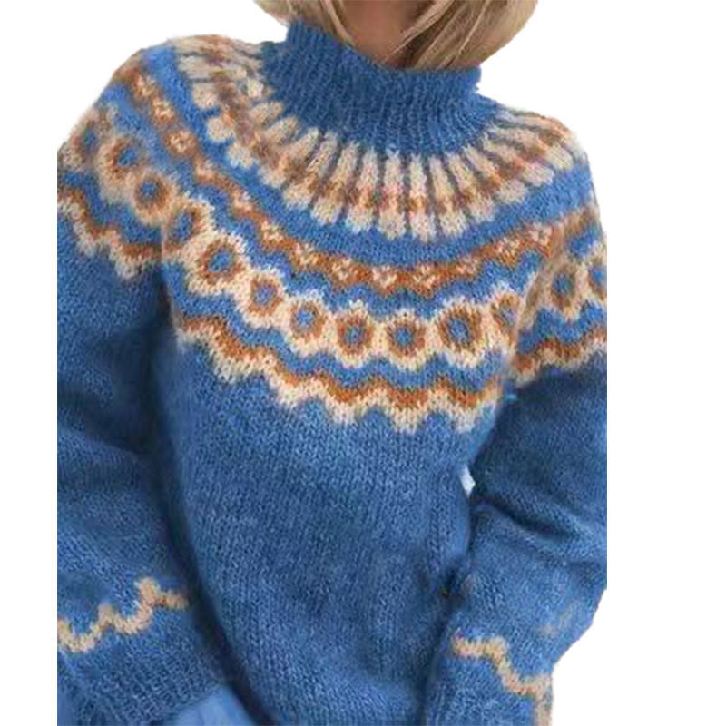 Thelma | Stylish Contrast Panel Sweater