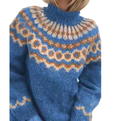 Thelma | Stylish Contrast Panel Sweater