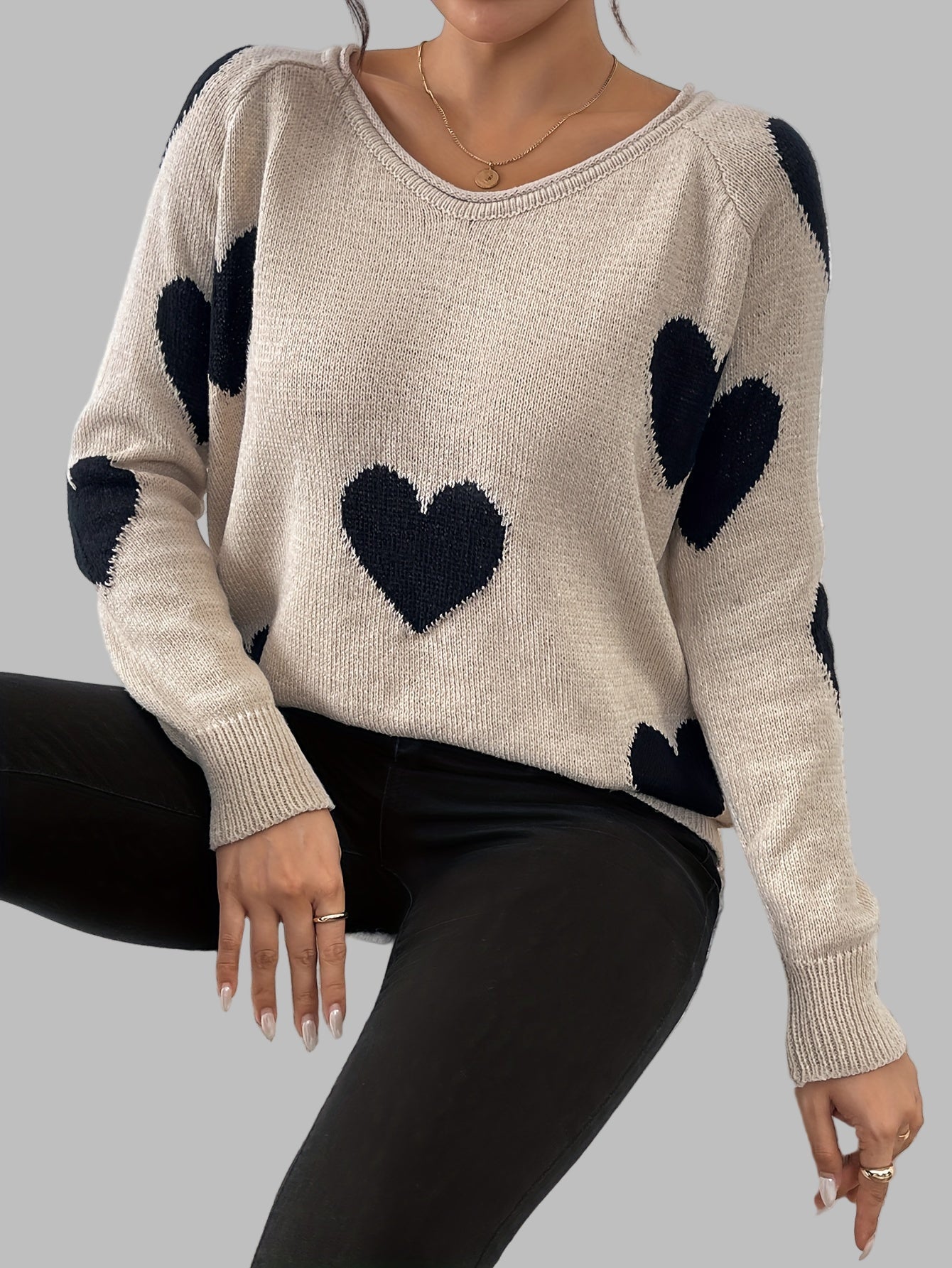 Lory | Elegant Long-Sleeve Knit Pullover