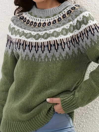Leena | Cozy Textured Knit Sweater