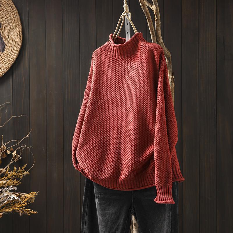 Aeris | Waffle Knit Casual Sweater
