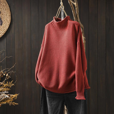 Aeris | Waffle Knit Casual Sweater