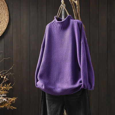 Aeris | Waffle Knit Casual Sweater