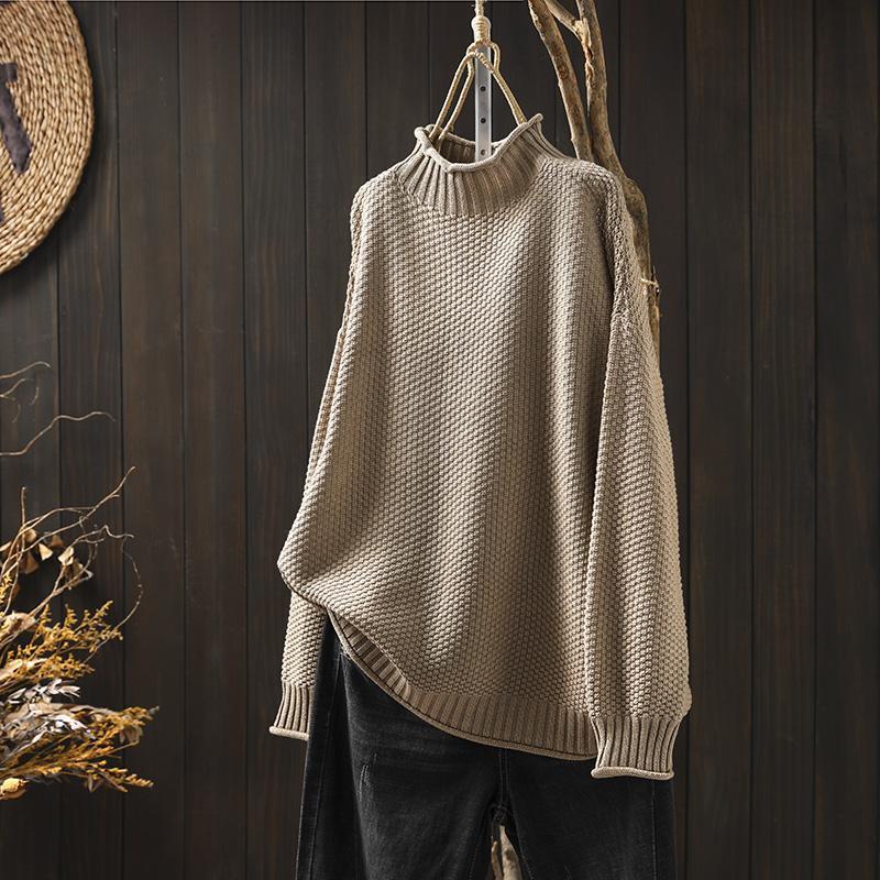 Aeris | Waffle Knit Casual Sweater