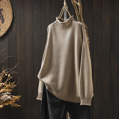 Aeris | Waffle Knit Casual Sweater