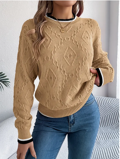 Eva | Crew Neck Classic Sweater