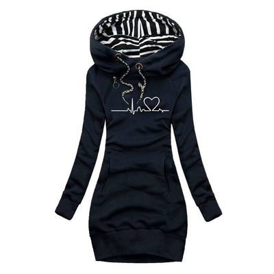 Cecile | Patterned Sweater Dress Knit