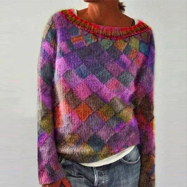 Ivy | Stylish Ribbed Knit Sweater